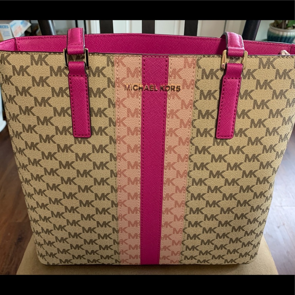 Michael Kors Center Stripe MD Tote